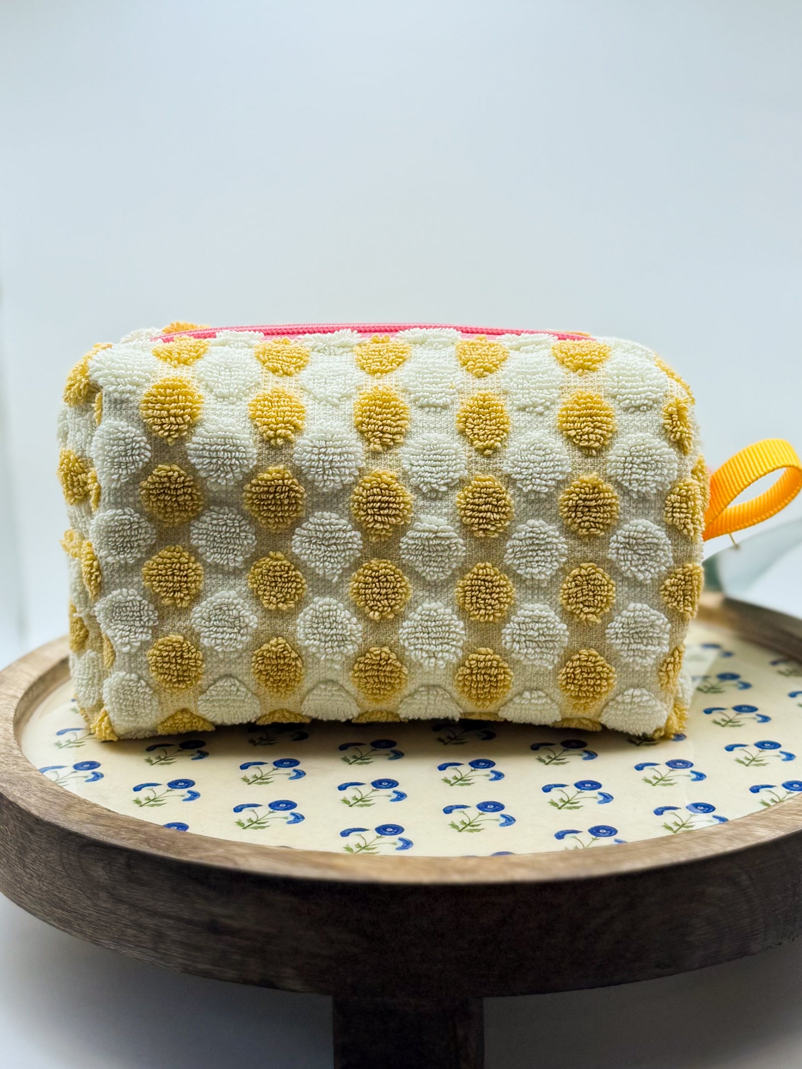 Up-cycled Zippered Towel Pouch (Small)
