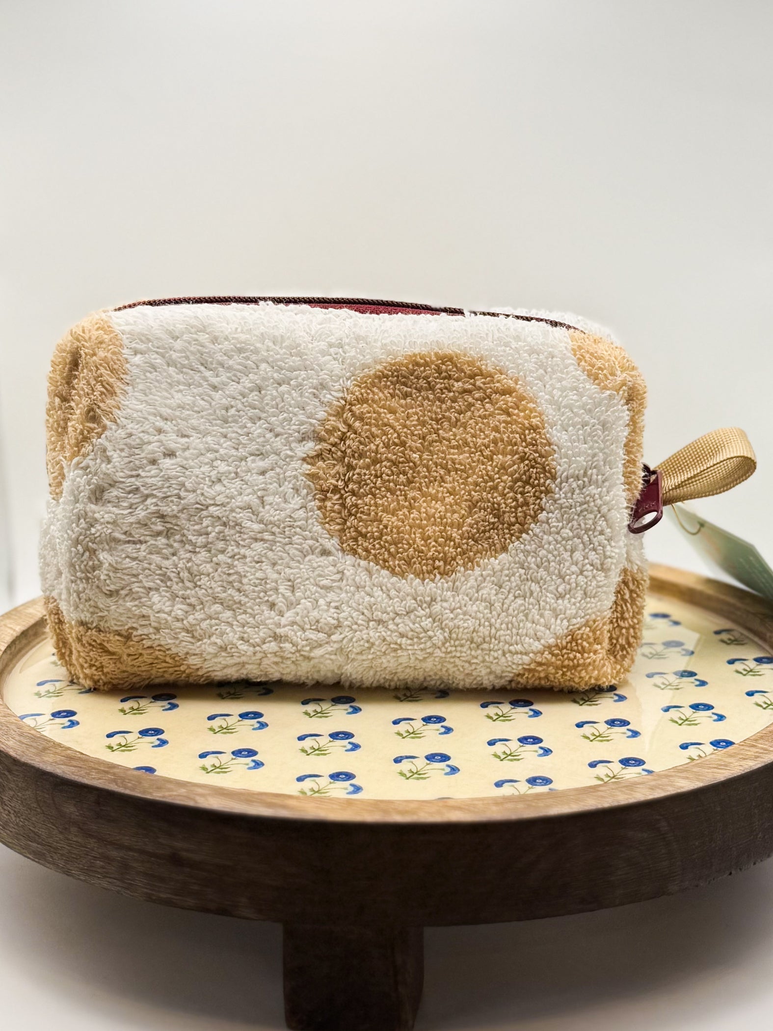 Up-cycled Zippered Towel Pouch (Small)