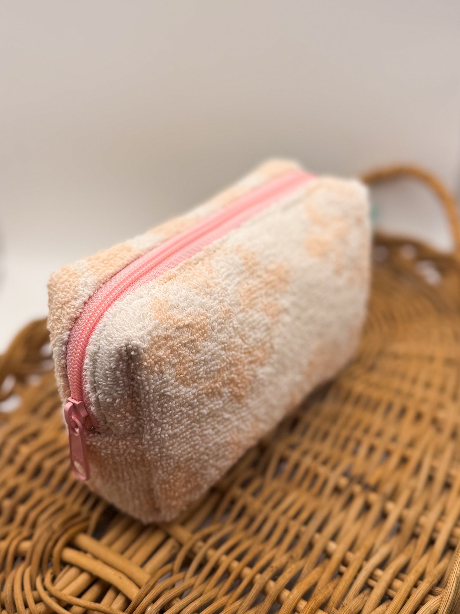 Up-cycled Zippered Towel Pouch (Small)