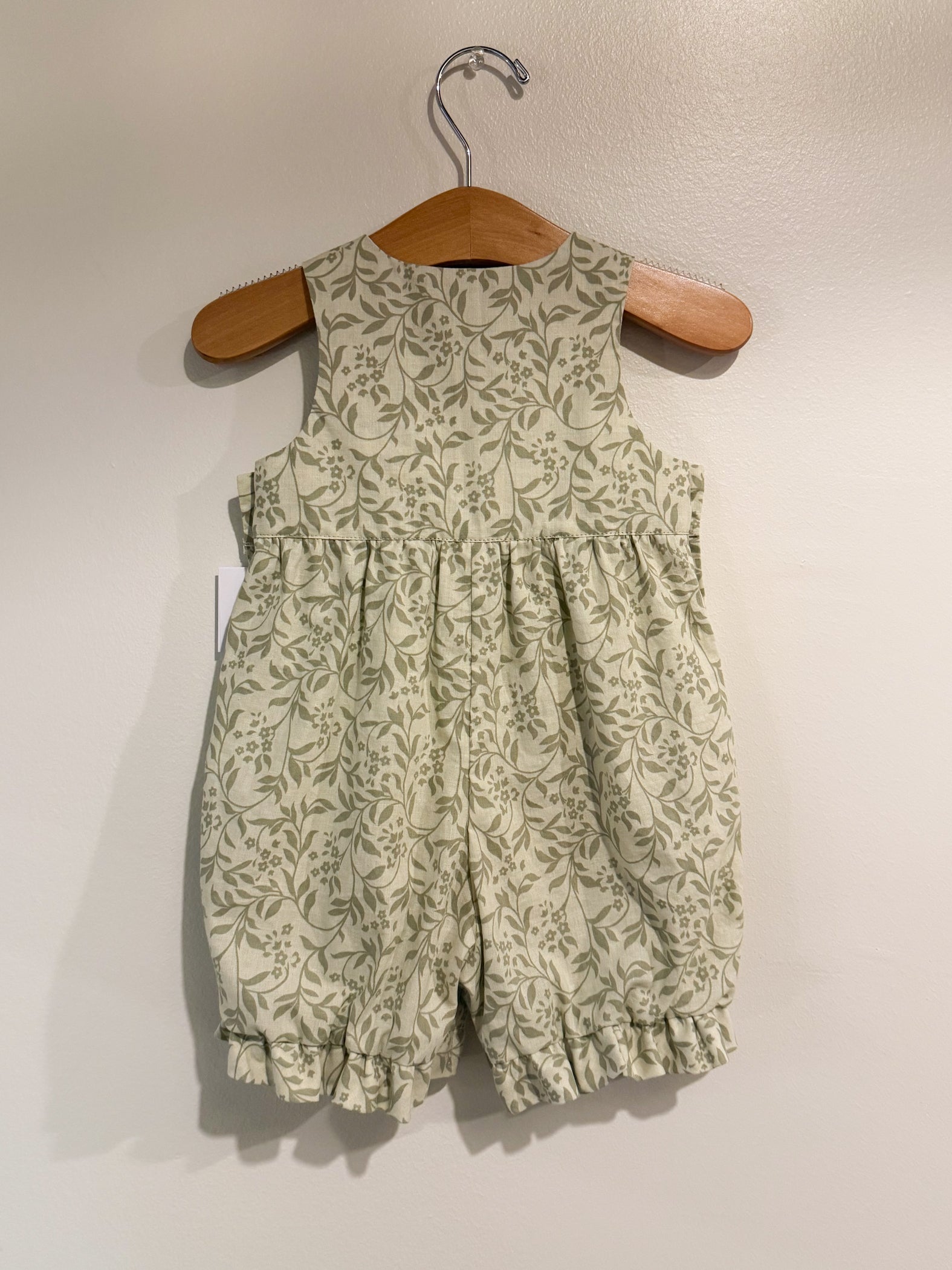 Ruffle Overall Romper