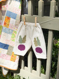 Beet Patch Barrel Leg Baby Pants (6-9m)
