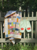 Tomato Patchwork Barrel Leg Baby Pants (9-12 m)