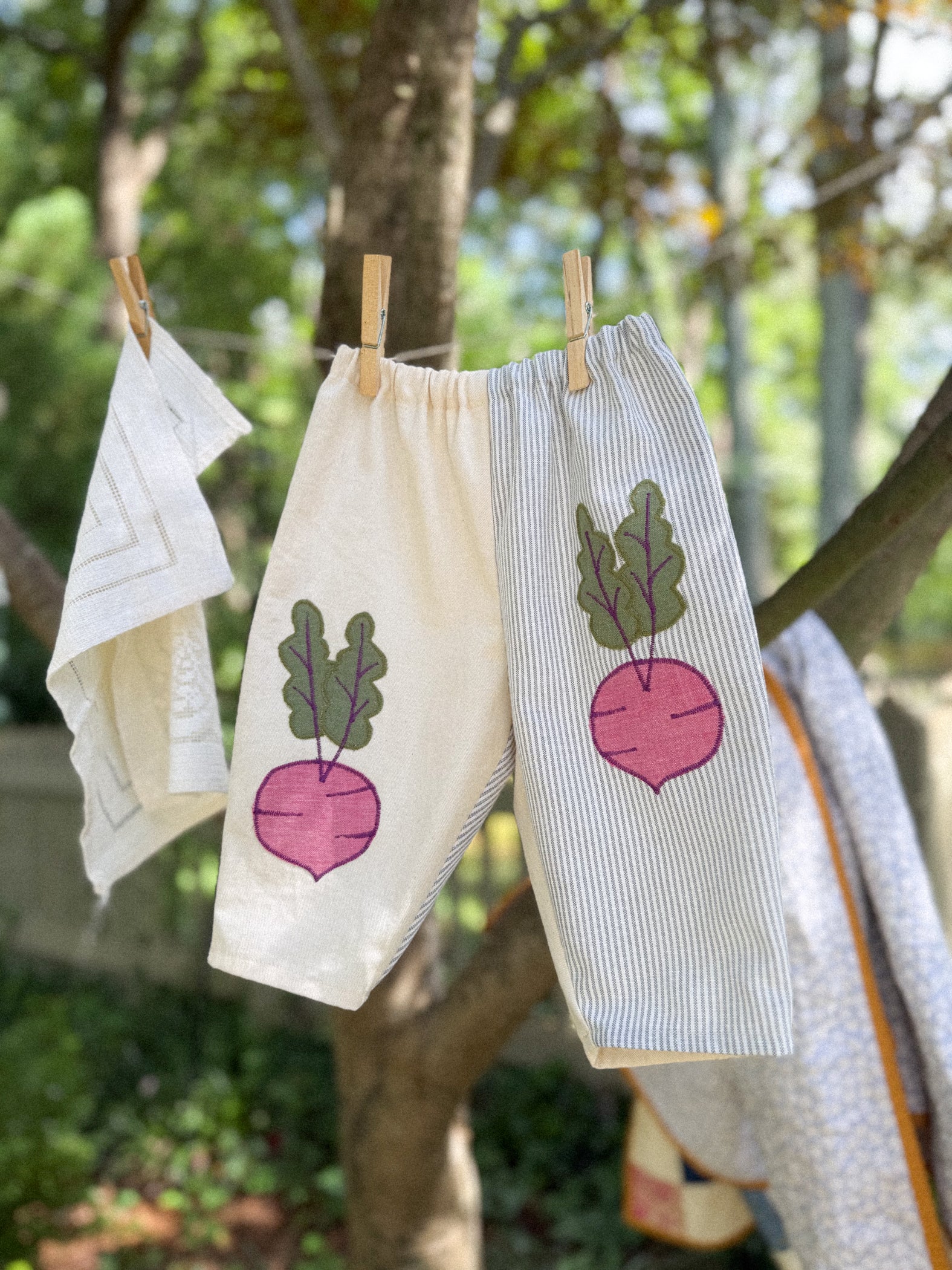 Radish Patch Barrel Leg Baby Pants (9-12m)