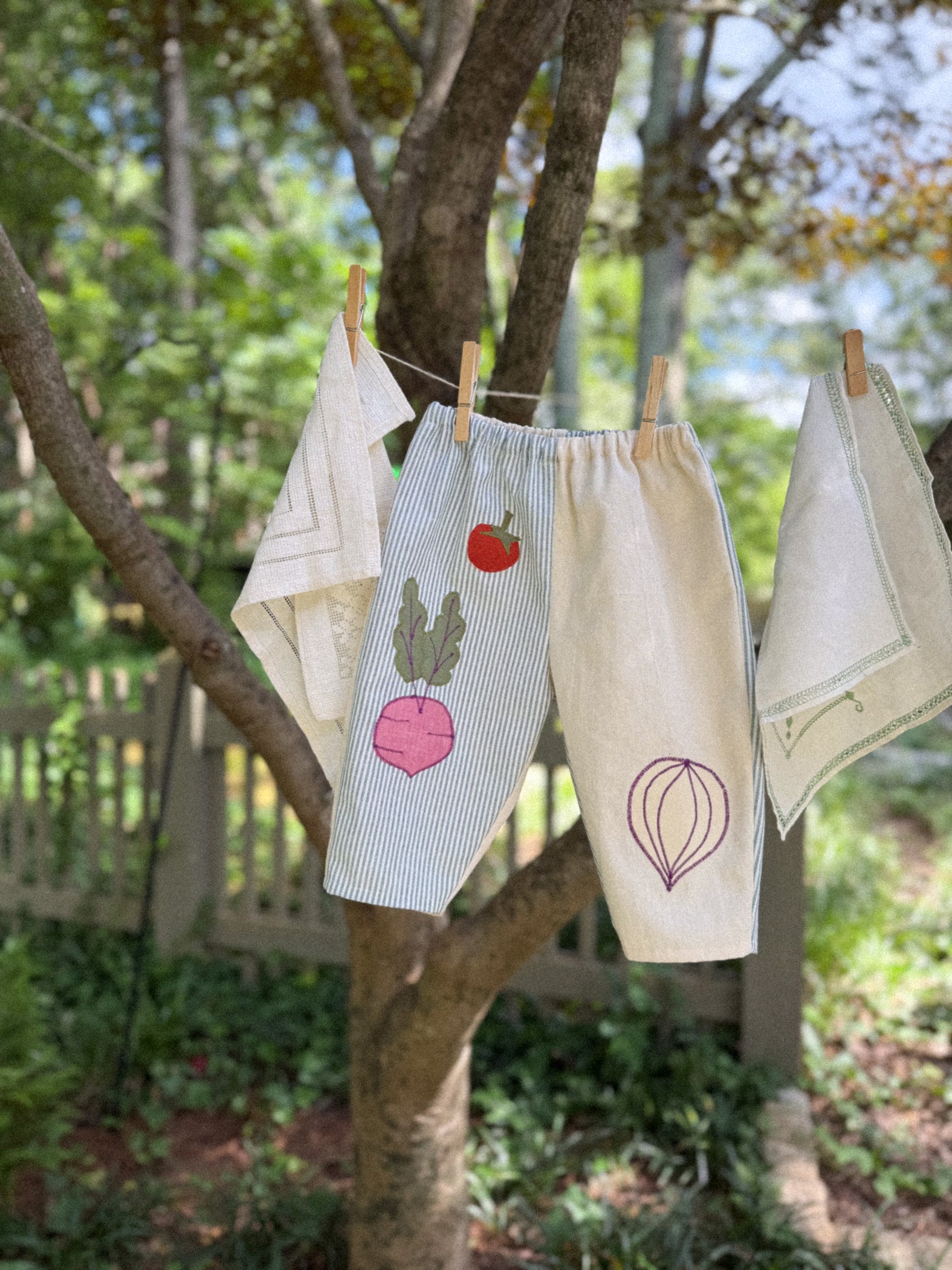 Garden Harvest Barrel Leg Baby Pants (12-18m)