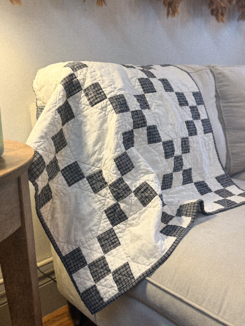 Handmade Baby Quilt - Irish Chain no. 013