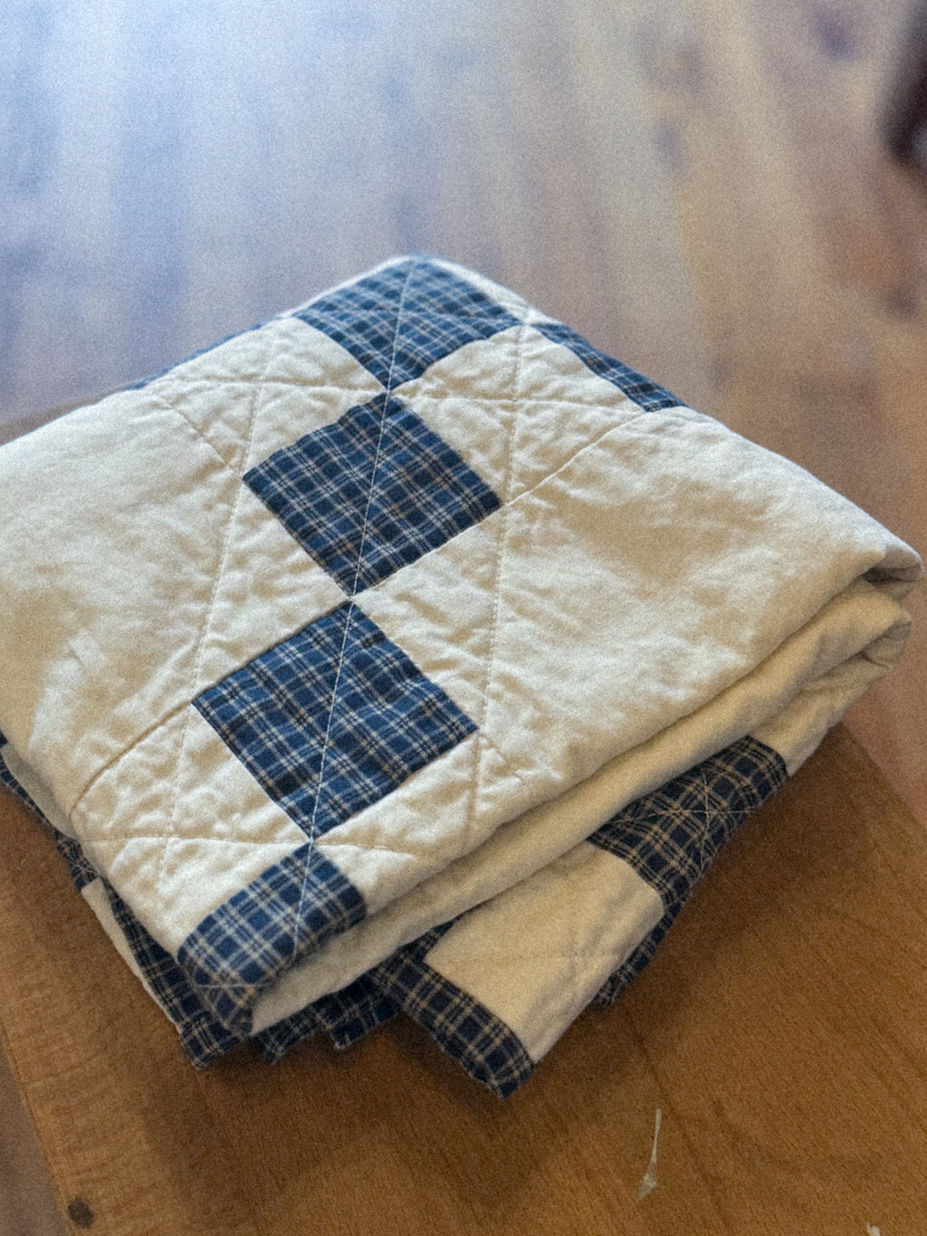 Handmade Baby Quilt - Irish Chain no. 013