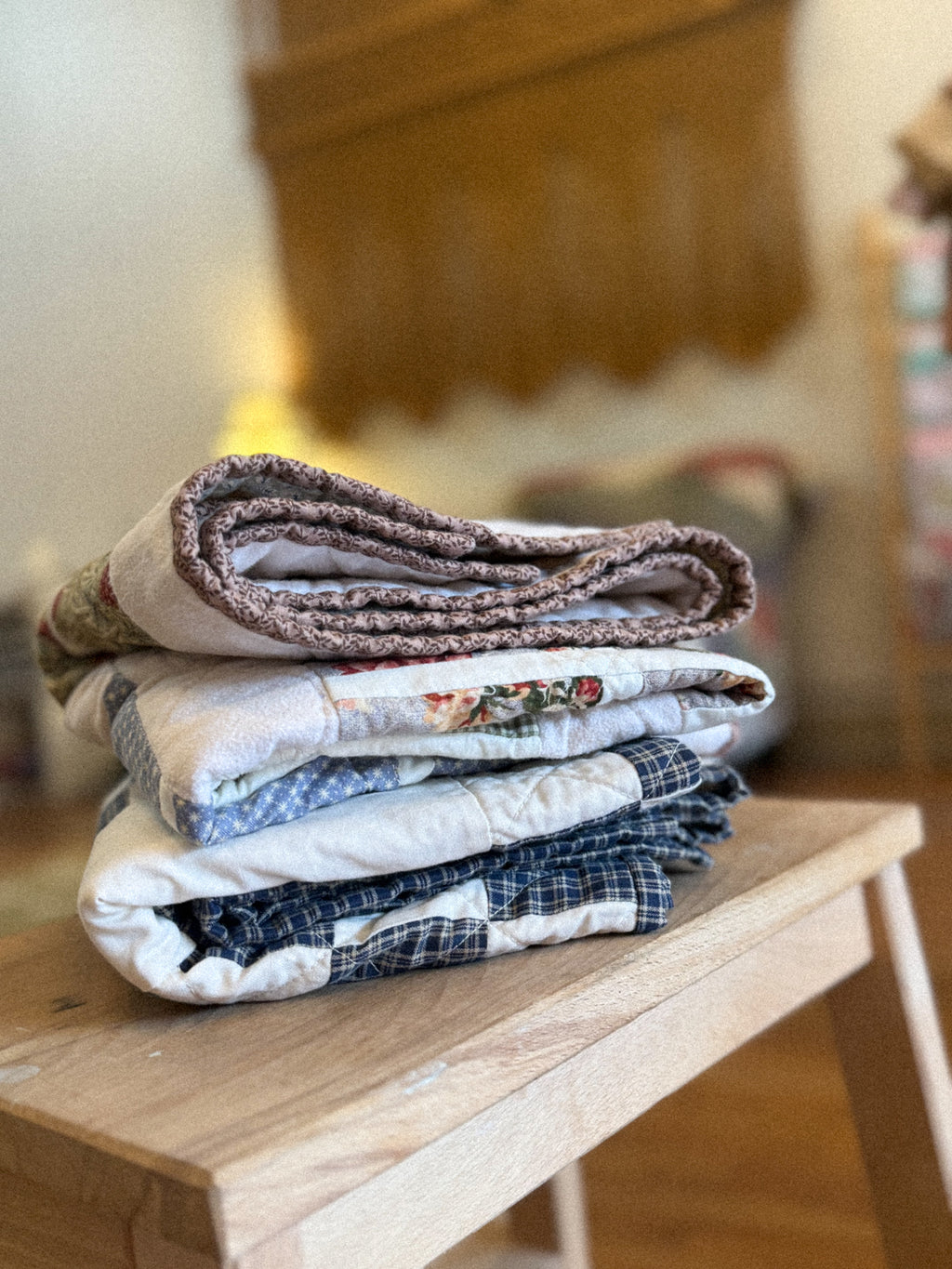 Handmade Baby Quilt - Irish Chain no. 013