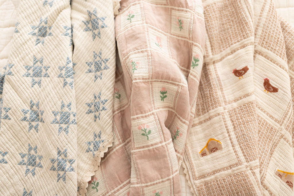 Patchwork Blanket - Farm