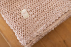 Cozy Waffle Blanket - Petal