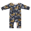 Long Sleeve Romper - Dreaming Tigers