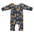 Long Sleeve Romper - Dreaming Tigers