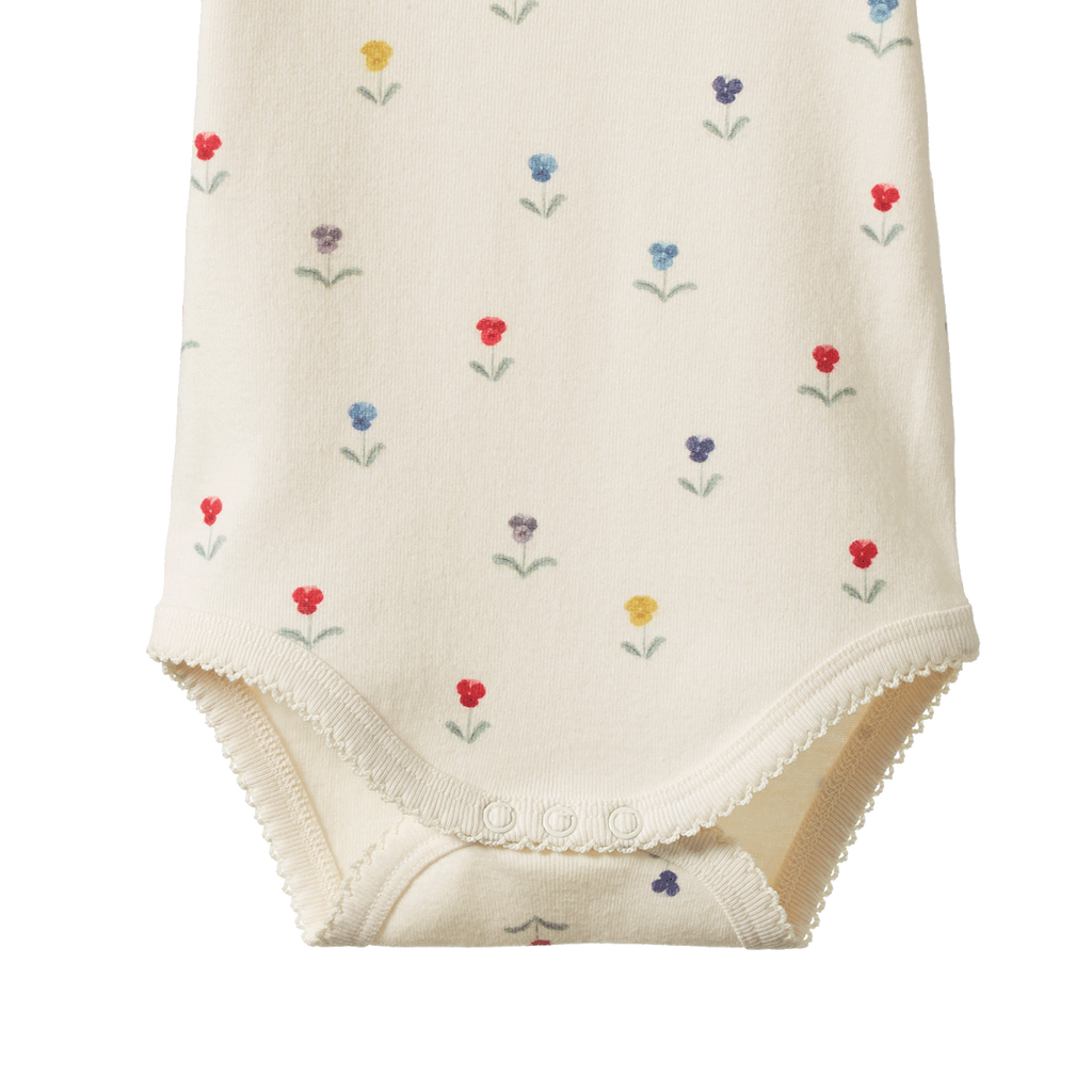 Short Sleeve Bodysuit - Delphine Print