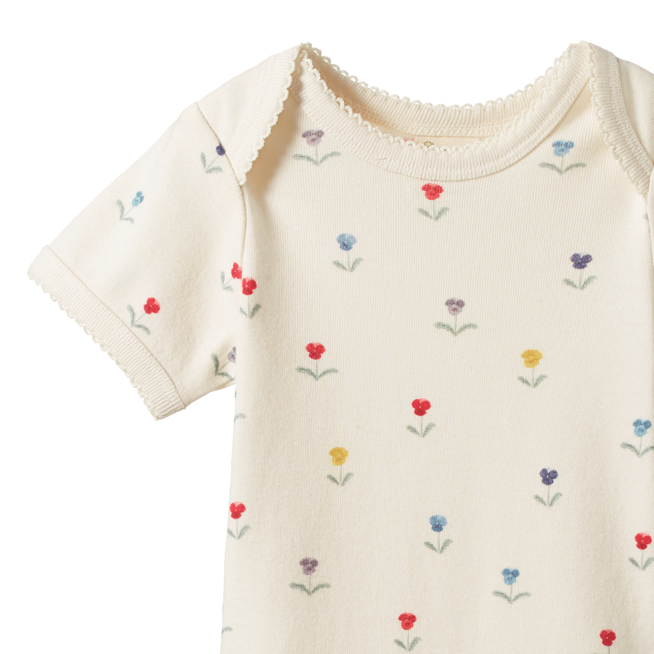 Short Sleeve Bodysuit - Delphine Print