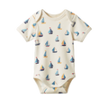 Short Sleeve Bodysuit - Regatta Print