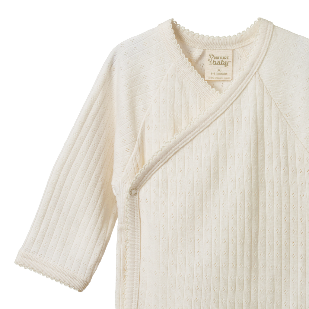 Pointelle Kimono Bodysuit