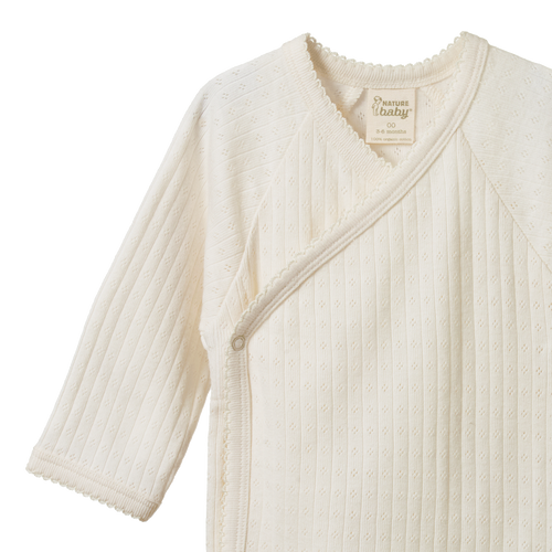 Pointelle Kimono Bodysuit