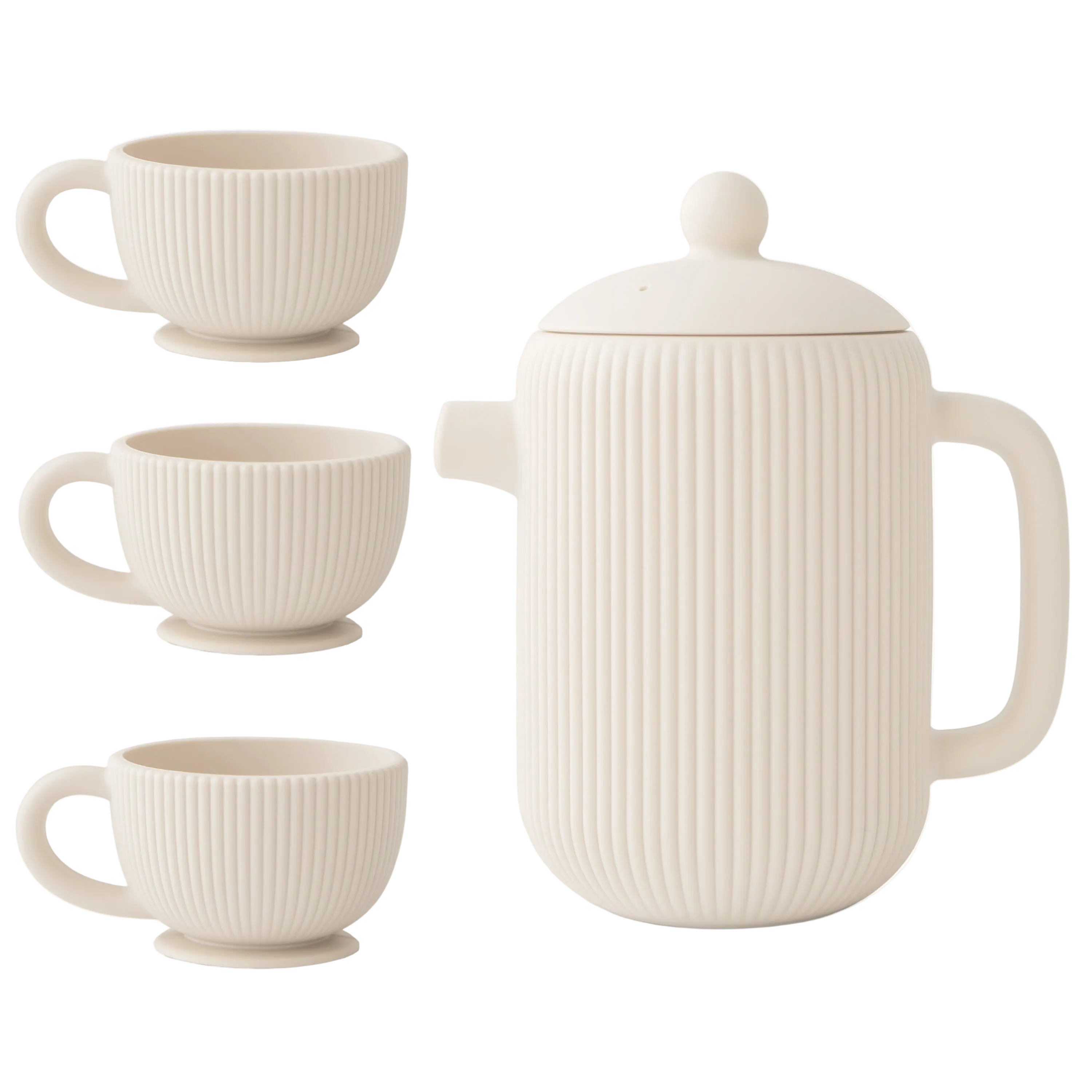 Silicone Tea Play Set