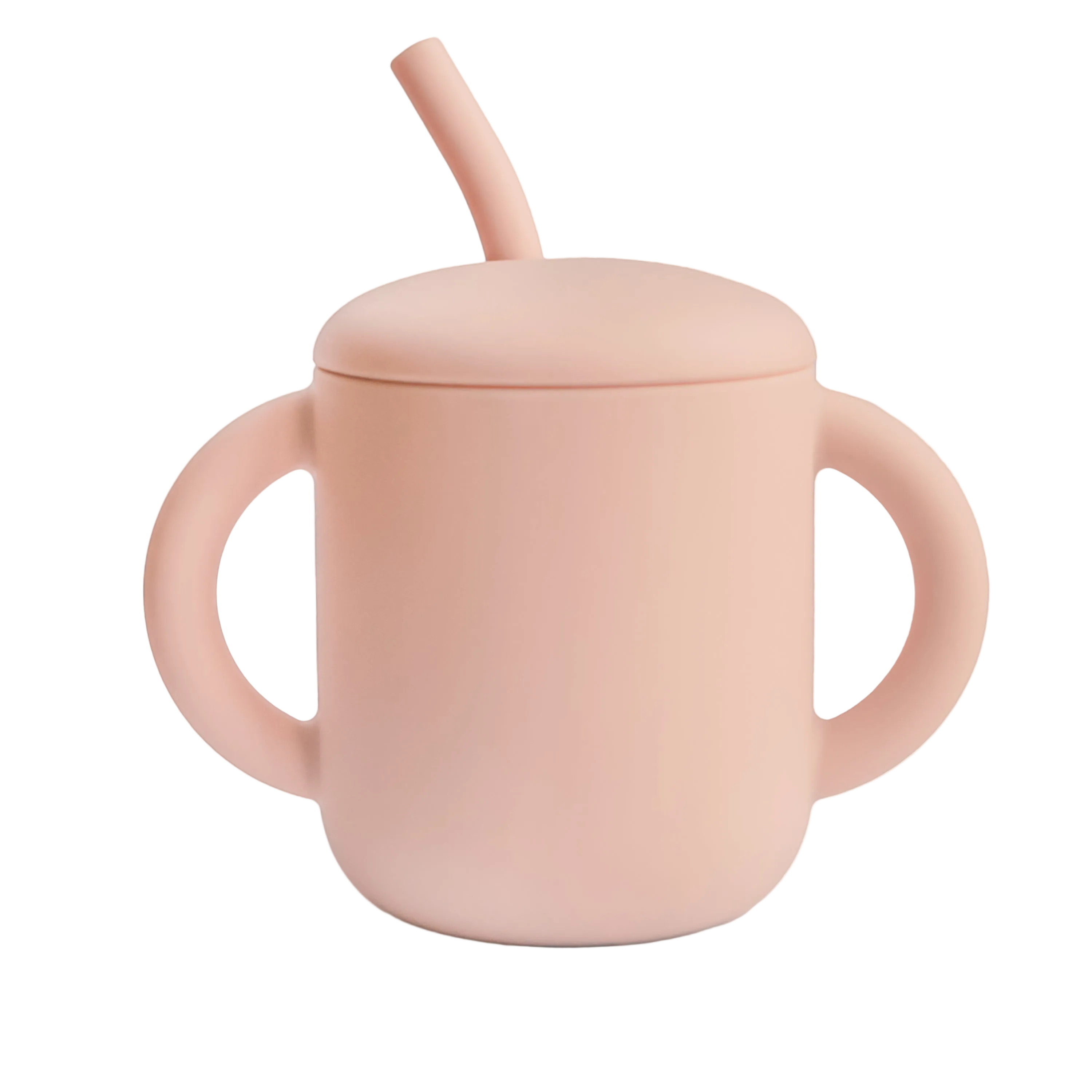 Silicone Training Cup + Straw