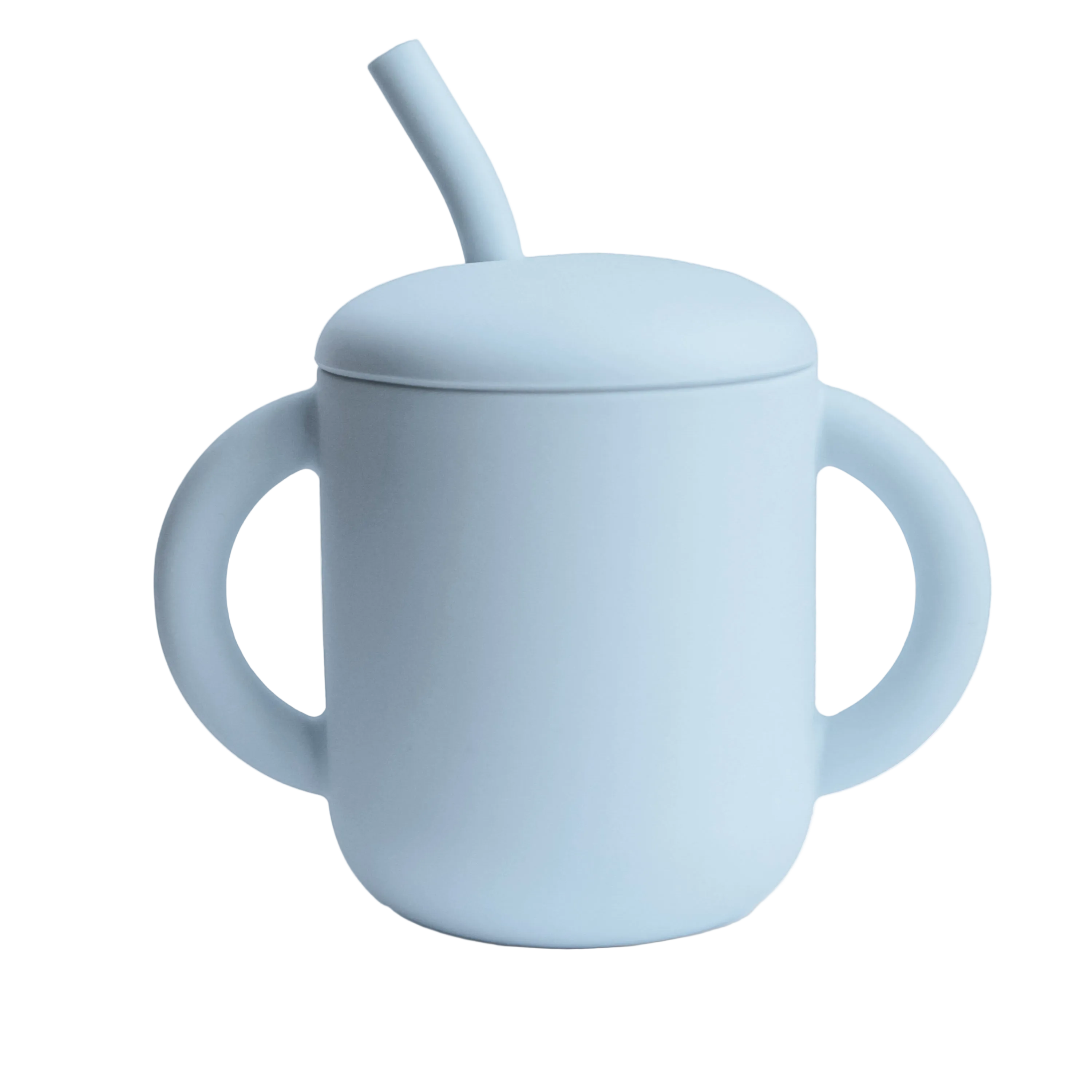 Silicone Training Cup + Straw