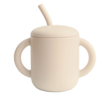 Silicone Training Cup + Straw