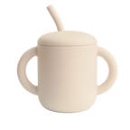 Silicone Training Cup + Straw