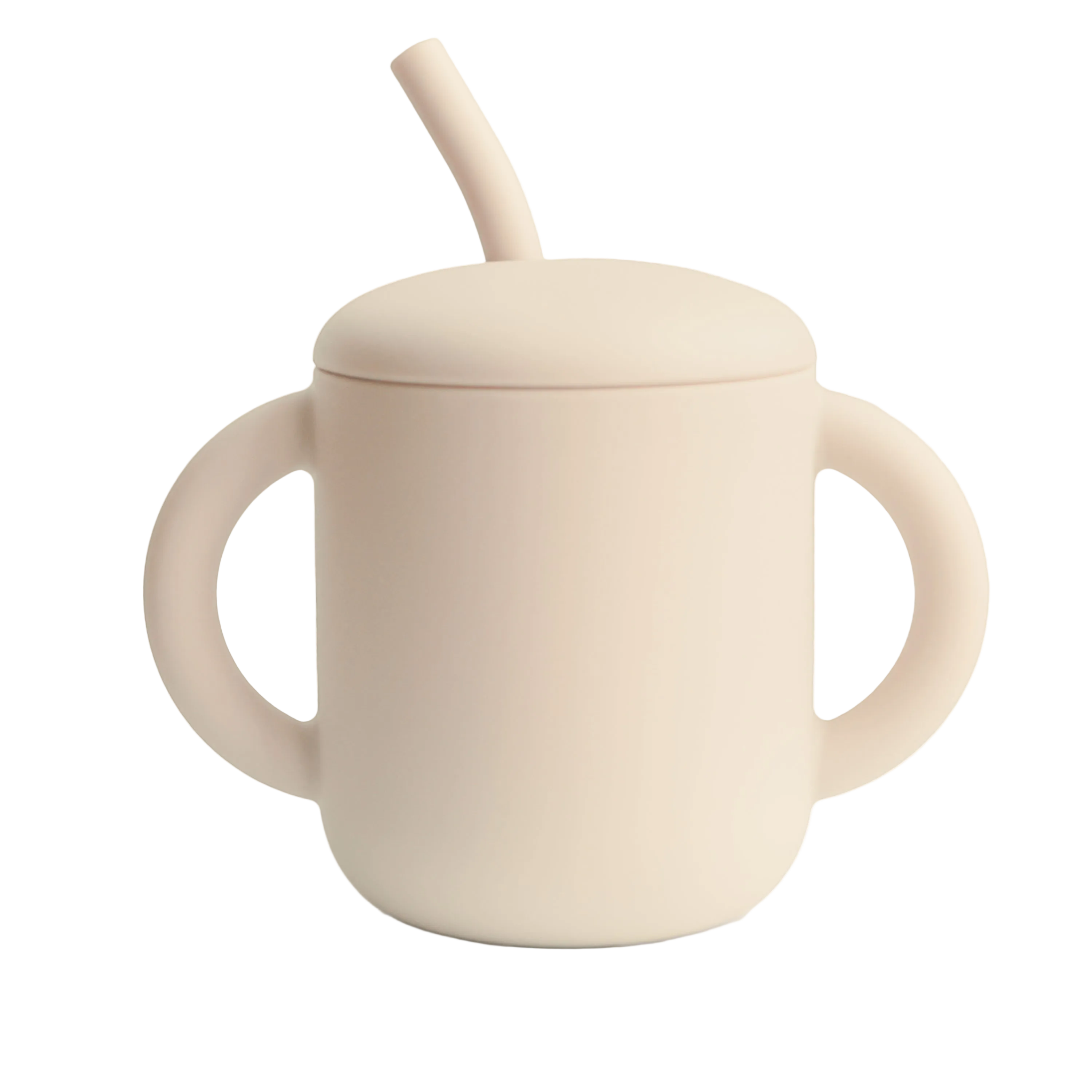 Silicone Training Cup + Straw