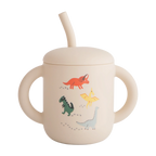 Silicone Training Cup + Straw