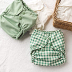 Waterproof Outer (+ Swim Diaper) - Verdant Gingham