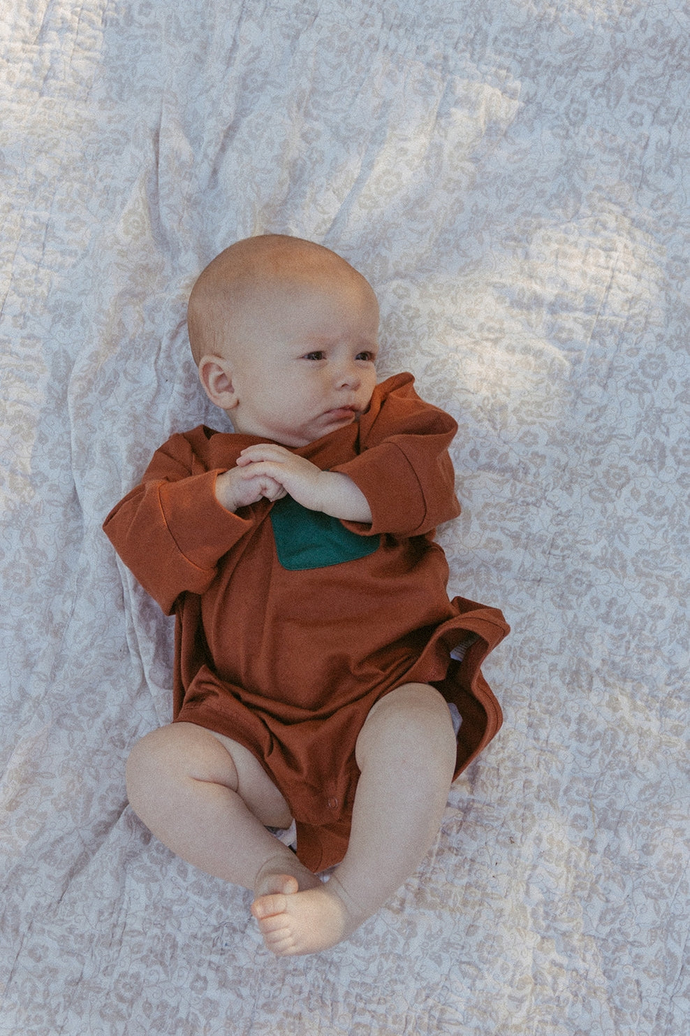 Harley Pocket Romper in Sequoia