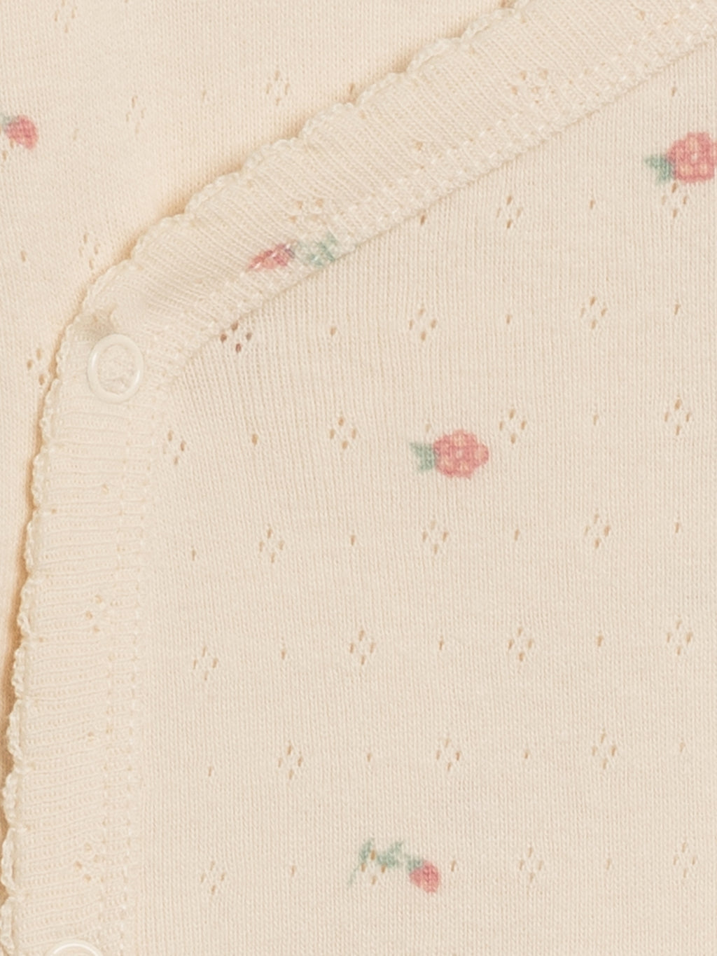 Organic Baby Pointelle Kimono Bodysuit