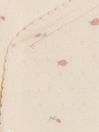 Organic Baby Pointelle Kimono Bodysuit