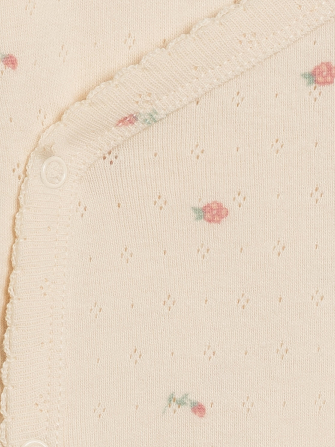 Organic Baby Pointelle Kimono Bodysuit