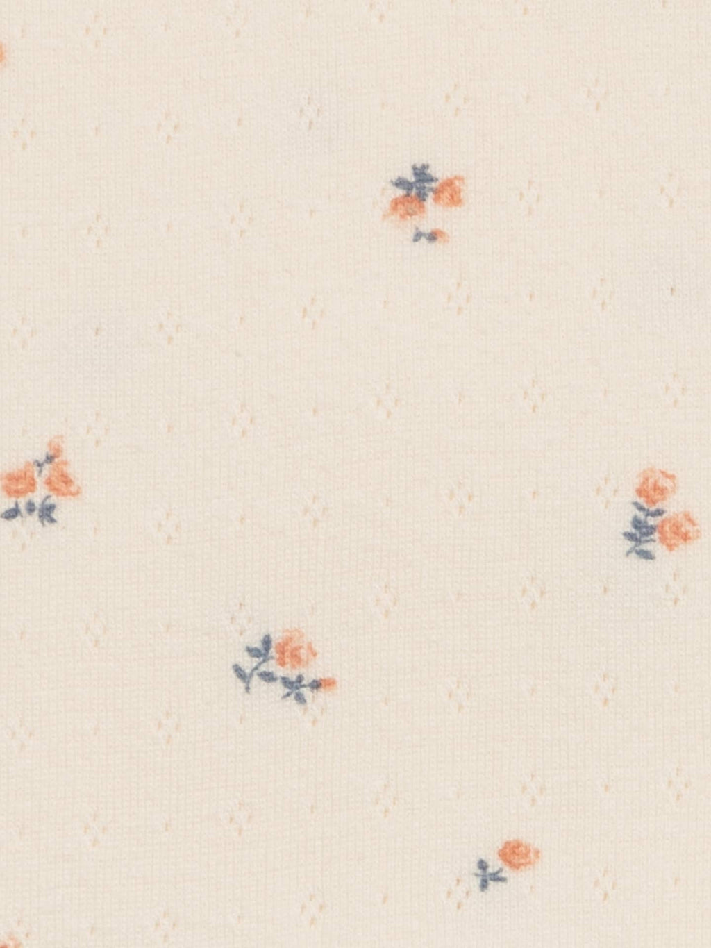 Eva Pointelle Tank Bodysuit- Maris Floral / Ivory + Sea