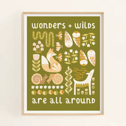 Wonders + Wilds, in the Forest Art Print
