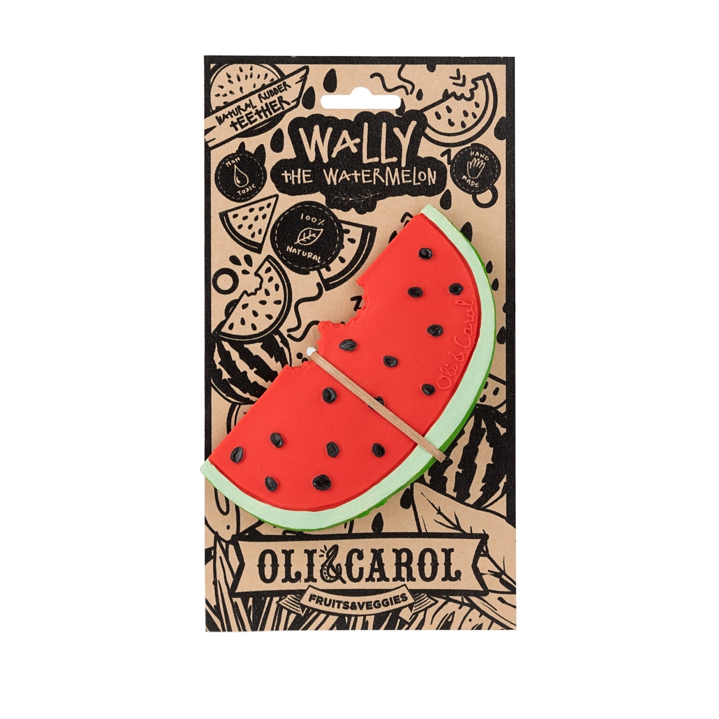 Wally the Watermelon Teether & Bath Toy (Copy)