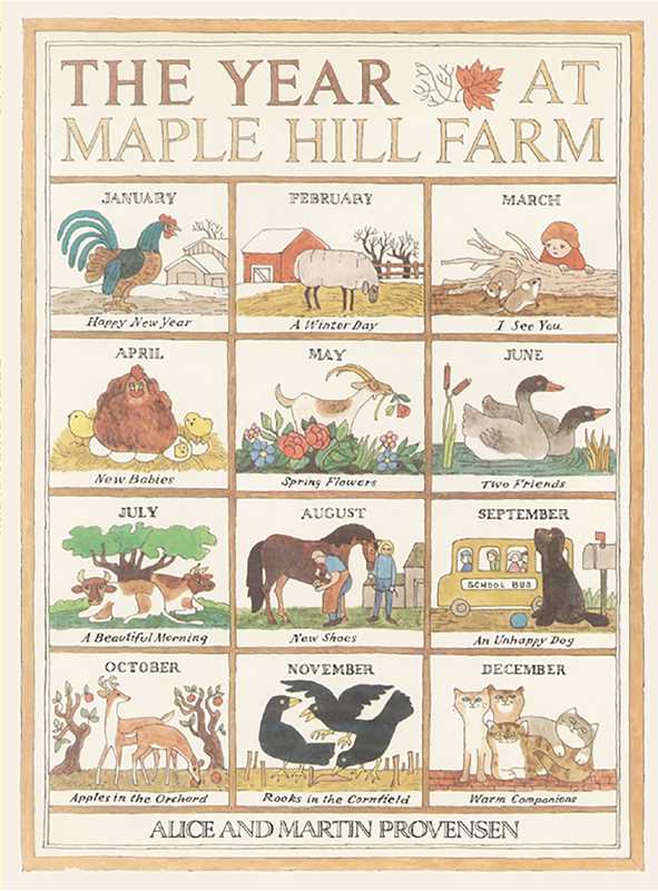 Year At Maple Hill Farm By Alice Provensen