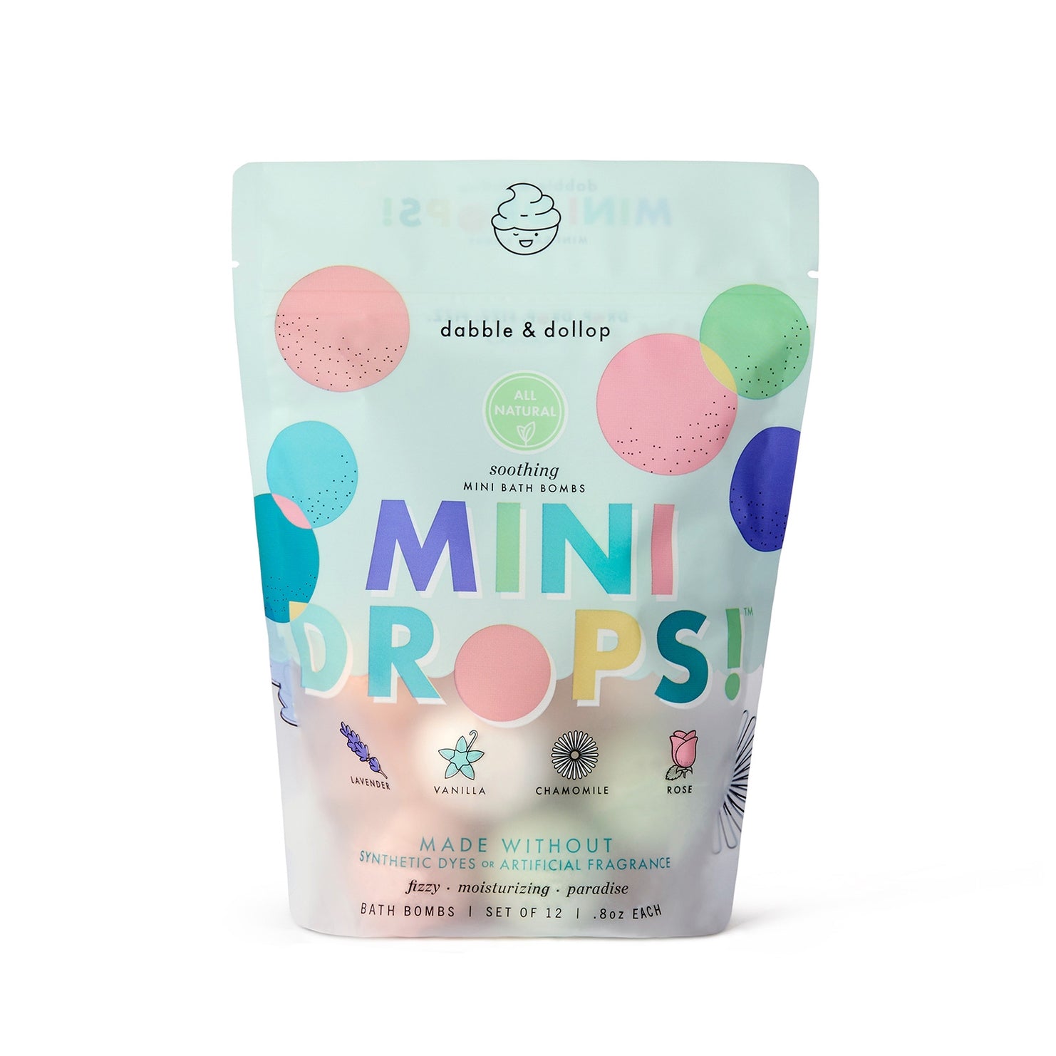 Mini Drops Bath Bombs - All-natural Soothing Scents