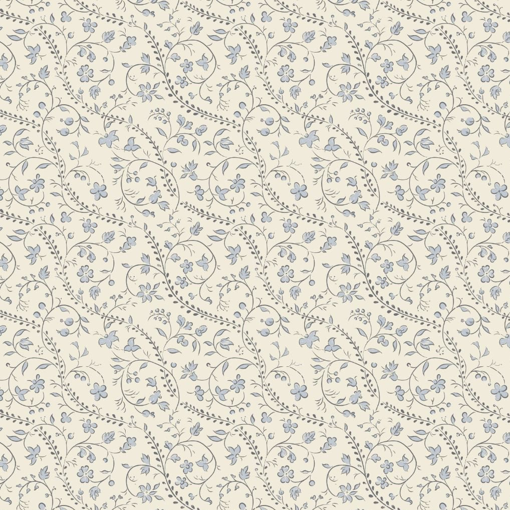 Organic Muslin Blanket in Bluebell Vine