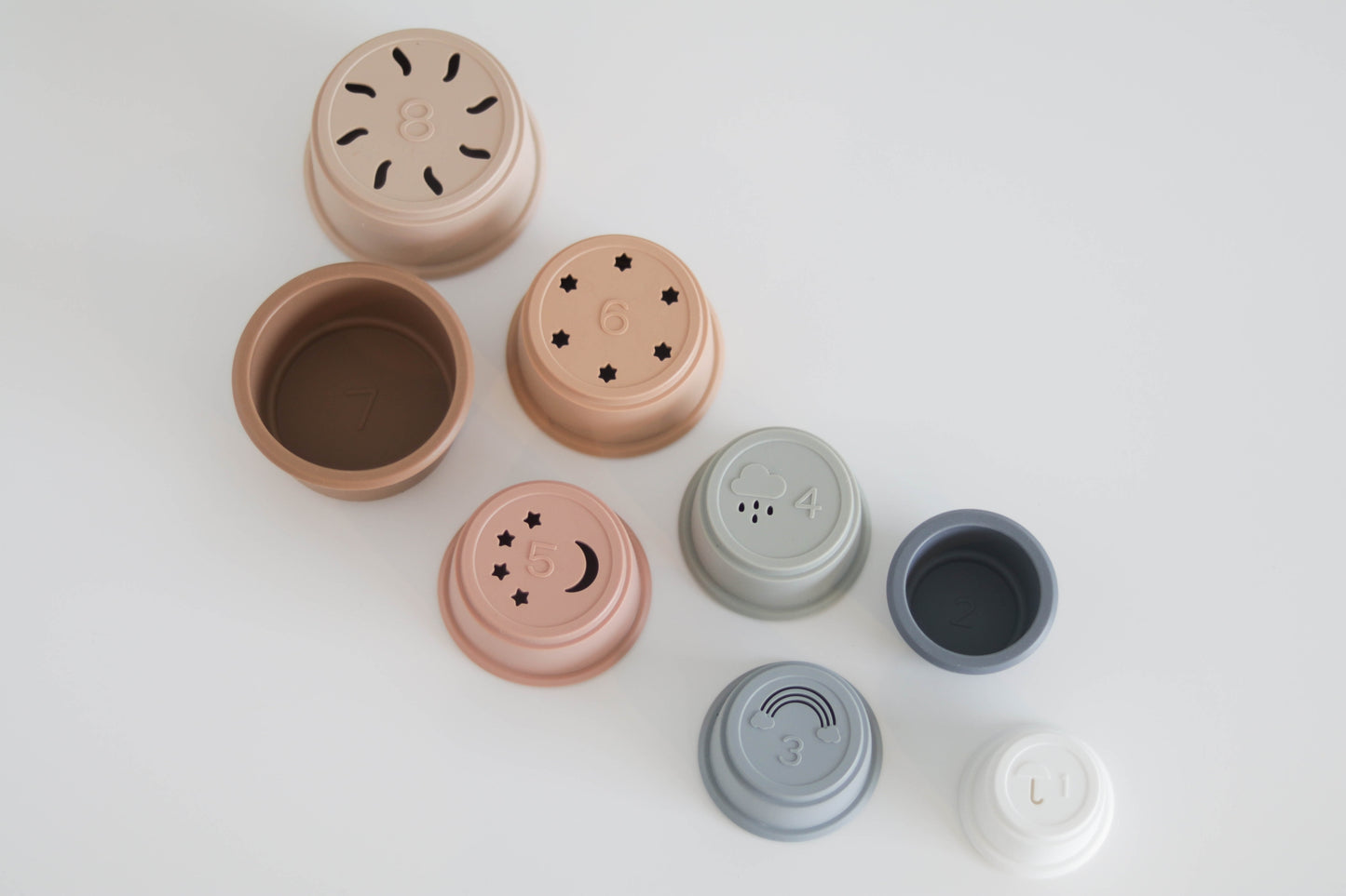 Silicone Stacking Cups