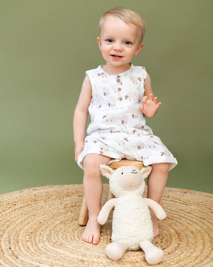 Luna Lamb Sherpa Stuffed Animal Toy