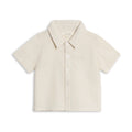 Landon Seersucker Collared Button Down Shirt - Dune Stripe