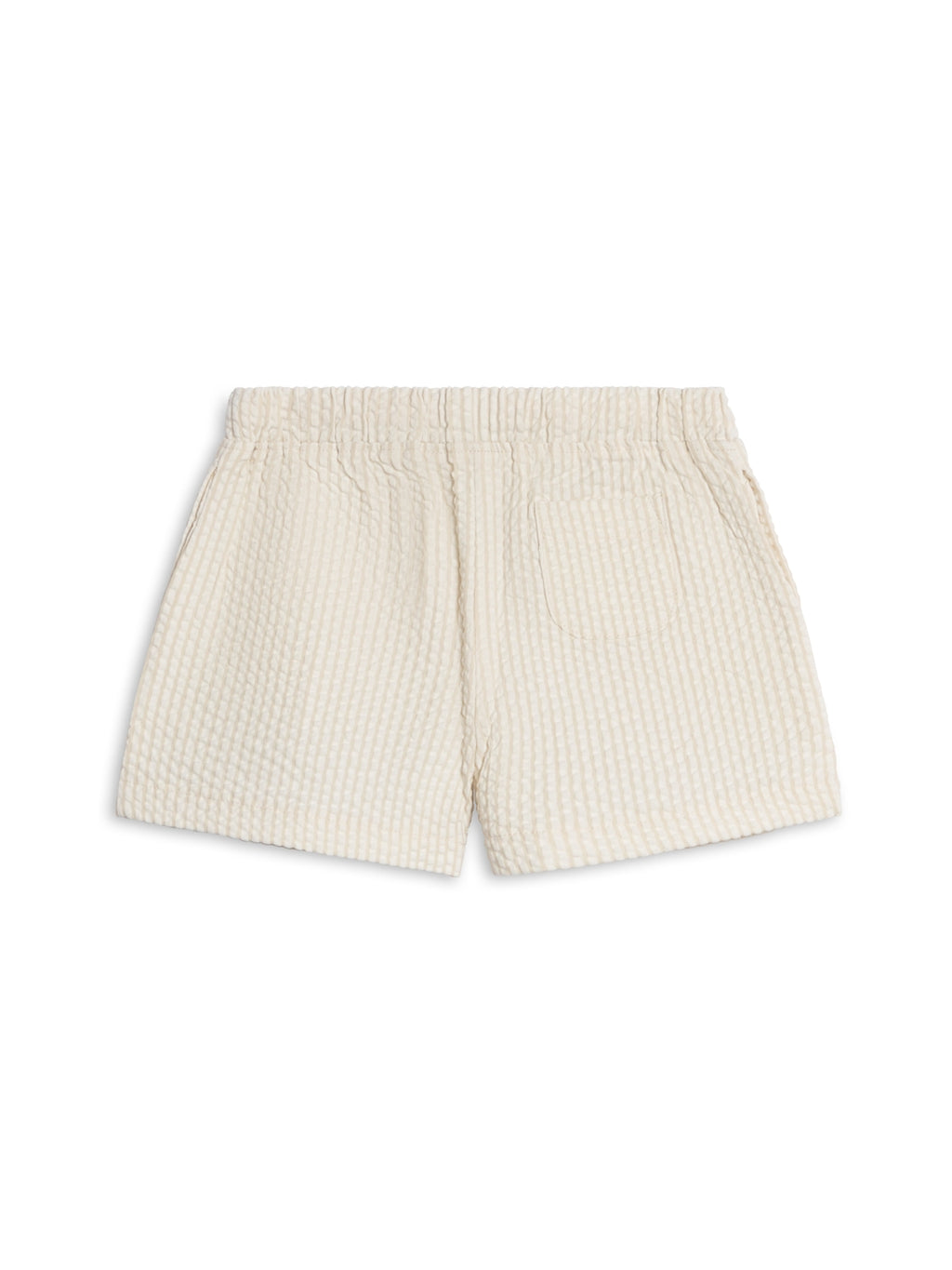 Nixie Seersucker Shorts - Dune Stripe