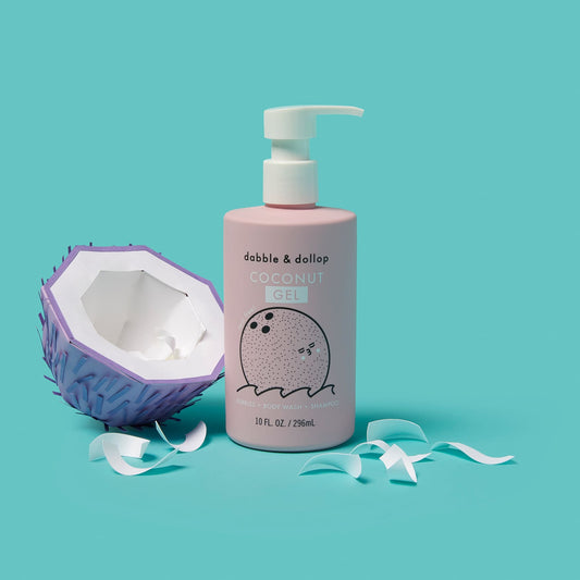 All-Natural Coconut Shampoo, Body Wash & Bubbles