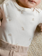 Afton Bodysuit - Bunny / Oat + Clay
