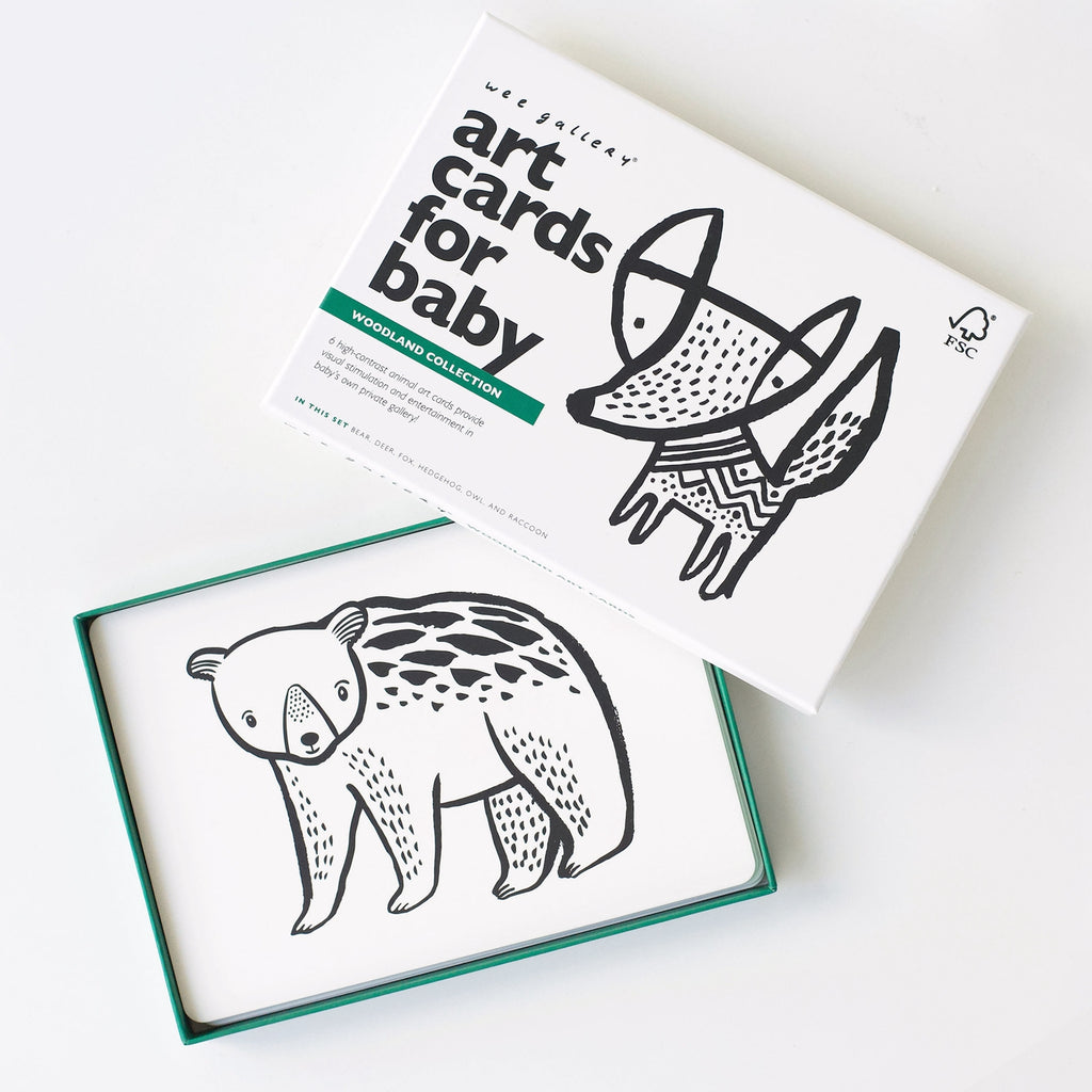 Art Cards For Baby - Woodland Animals