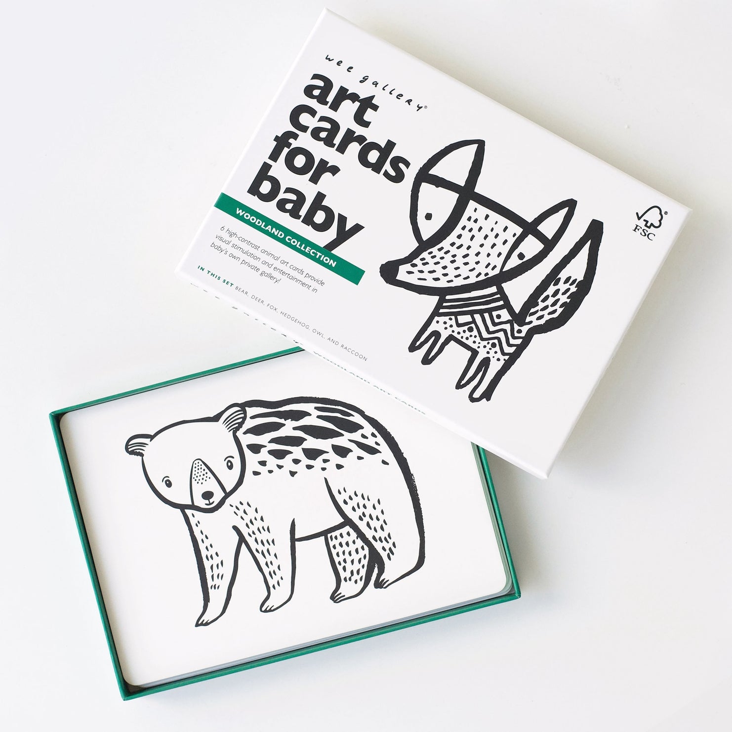 Art Cards For Baby - Woodland Animals