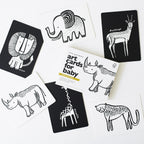 Art Cards For Baby - Safari Animals