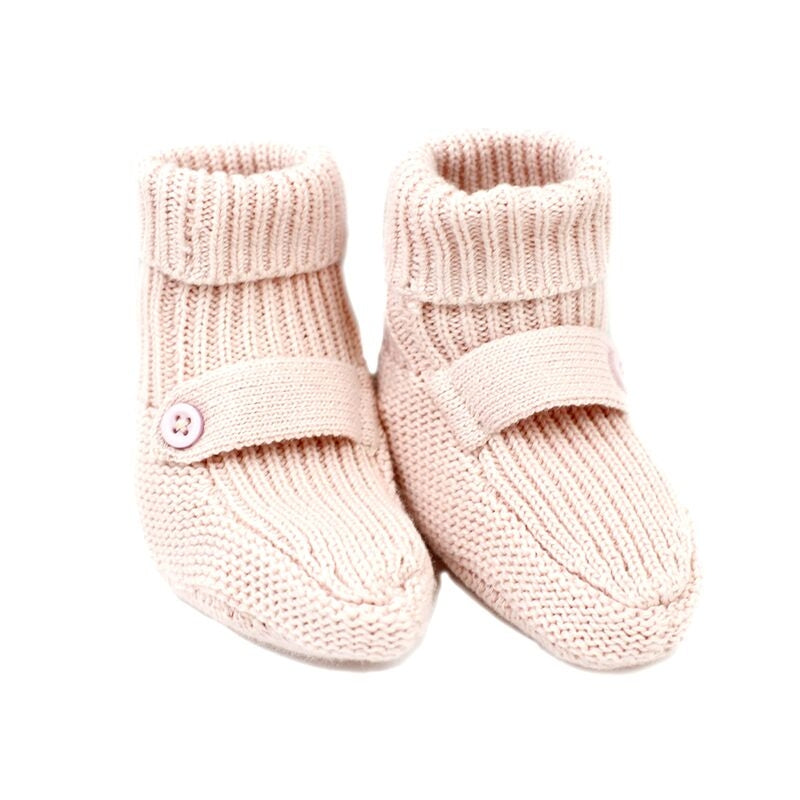 Classic Sweater Knit Baby Booties