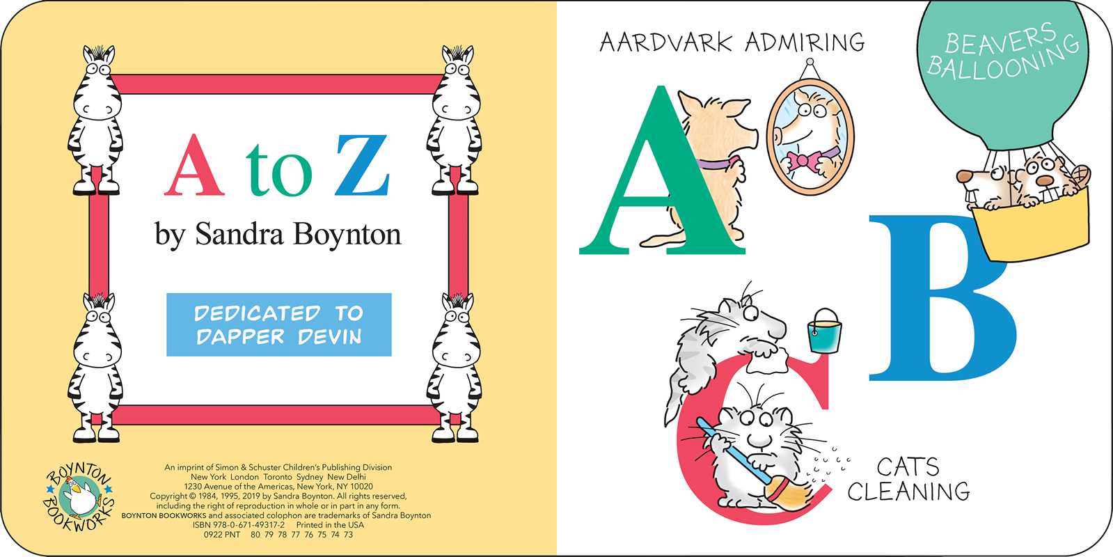 A To Z By Sandra Boynton
