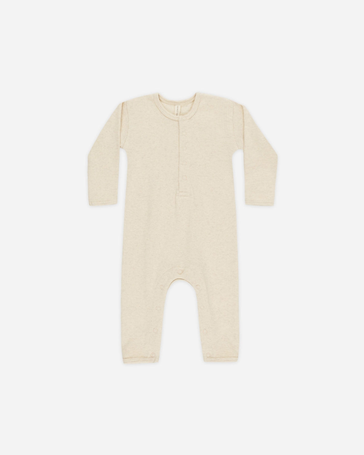 Ribbed Baby Jumpsuit - Oatmeal